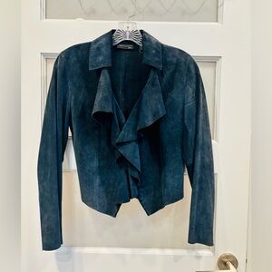 Ideology blue suede jacket
